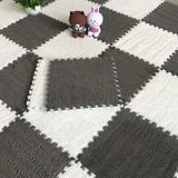 Soft Plush Children'S Mat Baby Play Mat Baby Toys Eva Foam Puzzle Carpet in Children'S Room Keep Warm Playmat 30*30*1CM