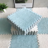 Soft Plush Children'S Mat Baby Play Mat Baby Toys Eva Foam Puzzle Carpet in Children'S Room Keep Warm Playmat 30*30*1CM